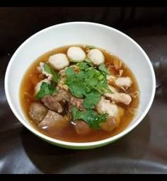 ก๋วยเตี๋ยวหมู น้ำข้นหมูตุ๋น ธรรมดา (เส้นเล็ก)