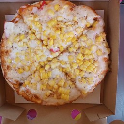 ข้าวโพดปูอัด ถาดใหญ่ 9นิ้ว