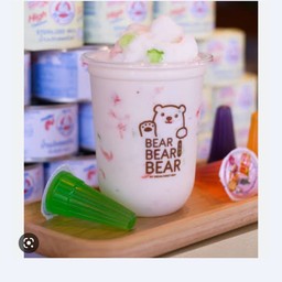 นมหมี+ปีโป้ สมูทตี้