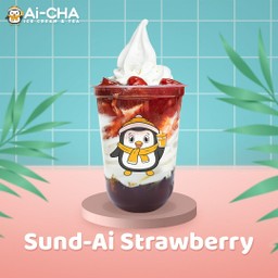 ไอศกรีม-สตรอวเบอร์รี่ซันเดย์
