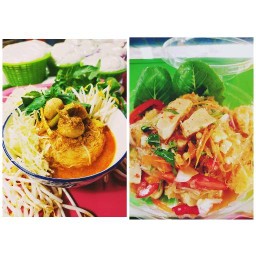 ร้านขนมจีนโรยสด ตลาดรามอินทรา กม 2 ตลาดรามอินทรากม 2