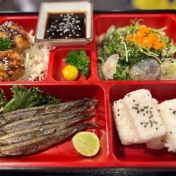 เบนโตะปลาไข่ญี่ปุ่นย่าง + ซุปมิโซะ