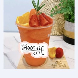 สตอเบอรี่+ส้ม สมูทตี้