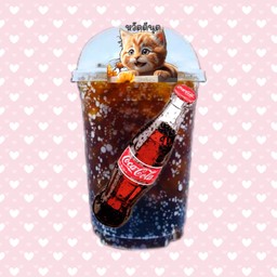 โค้กแก้วใหญ่