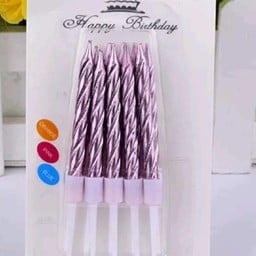 เทียนเกลียวสั้น pink