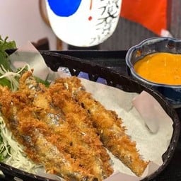 ปลาไข่ชิชาโมะคัตสึซอสสไปซี่มาโย