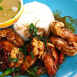 กระเพากุ้ง
