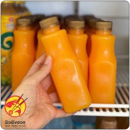 น้ำส้มมีเนื้อ (ขวดเล็ก)