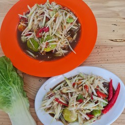ตำลาว แซ่บๆๆๆ เผ็ดๆกินละส่วงค่ะ