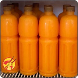 น้ำส้มมีเนื้อขวดใหญ่ 1.5 ลิตร
