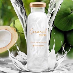 น้ำมะพร้าวแท้เกรดพรีเมี่ยม ( มีเนื้ออ่อน) 250 ml