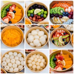 เซ็ตผลไม้ไทยพร้อมทาน size M ขนาดกล่อง 1300ml ( ราคาเริ่มต้น 150฿)