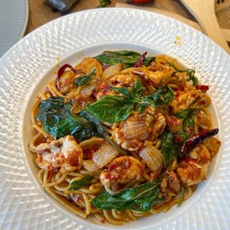 สปาเก็ตตี้ผัดพริกเผา