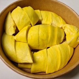 ทุเรียนหมอนทองมินิมอล ไร้เมล็ด(แบบหั่นเป็นชิ้น) (ชั่งน้ำหนักก่อนหั่น)