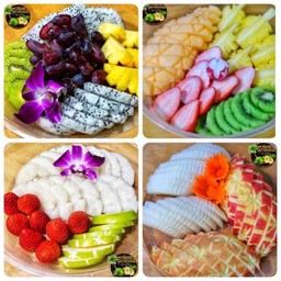 เซ็ตผลไทยพร้อมทาน Size L กล่อง 2000 ml (ราคาเริ่มต้น 250฿)