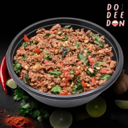 หมูสับผัดกระเพรา 