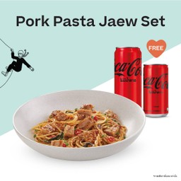 [อร่อยซ่ากับโค้ก] Pasta Jeaw with Coke Set