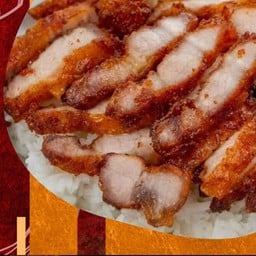 ข้าวหมูทอด ยำไก่แซ่บ ข้าง ปตท. สุทธิสาร