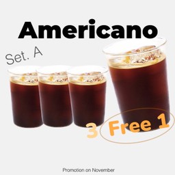 Promotion Buy 3 Get 1 Free (Americano )