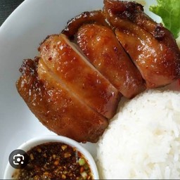 ข้าวไก่อบย่าง