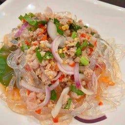 ยำเส้นแก้วหมูสับ