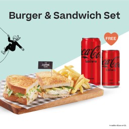 [อร่อยซ่ากับโค้ก] Burger & Sandwich Coke Set