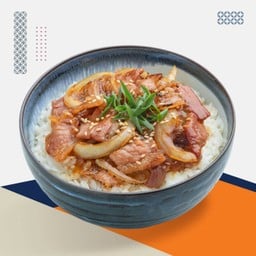 ข้าวหน้าเบคอนย่าง