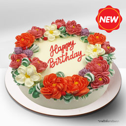 เค้กเลิฟลี่ฟลาวเวอร์ บัทเทอร์วานิลลา 2 ปอนด์