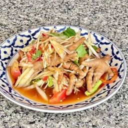 ส้มตำตีนไก่ตุ๋น