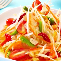 ส้มตำไทยกุ้งแห้ง