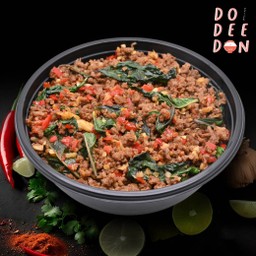 เนื้อสับผัดกระเพรา 