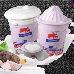 นมสดเผือก (ร้อน)