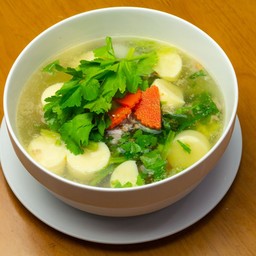 แกงจืดวุ้นเส้นหมูสับ