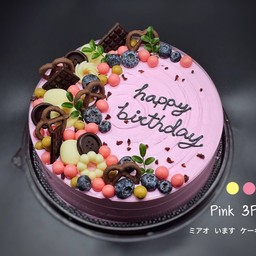 เค้ก HBD Pink 3P