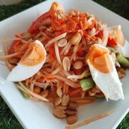 ตำไทย ไข่เค็ม