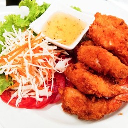 กุ้งชุบแป้งทอด