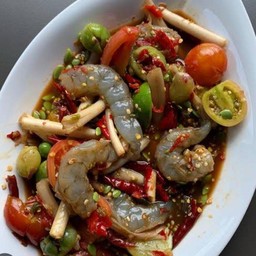 ตำไหลยัวกุ้งสด