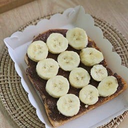 ขนมปังเนยนูเทลล่ากล้วย