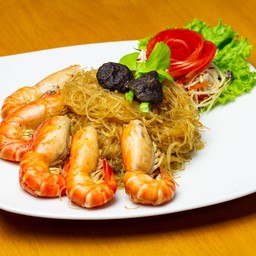 กุ้งอบวุ้นเส้น