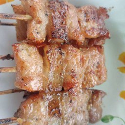 หมูปิ้งพริกไทยดำ