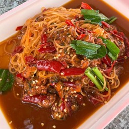 ตำเส้นเล็กหอยดอง