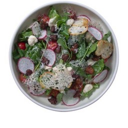 SD-2 Crispy Pork Ceasar Salad / ซีซ่าสลัดหมูแดดเดียว