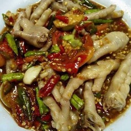 ตำตีนไก่