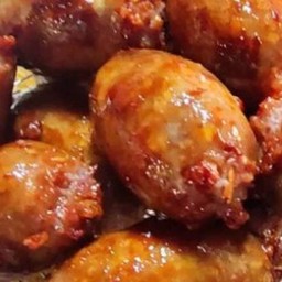 ไส้กรอกหมูแท้ทอด บ้านช่องสามหมอ ชัยภูมิ(2ข่อ)