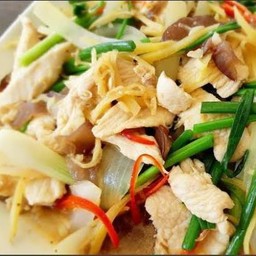 ไก่ผัดขิง