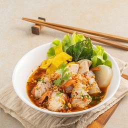 ก๋วยเตี๋ยวปากหม้อขลุกขลิกกุ้ง