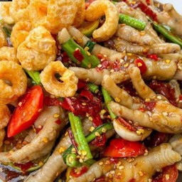 ตำตีนไก่