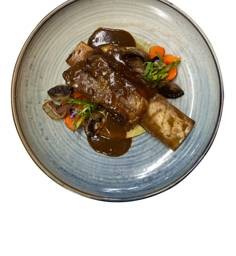 MA-2 Braised beef short rib เนื้อซี่โครงตุ๋นไวท์แดง