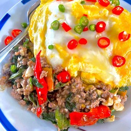 กะเพราเนื้อออส
