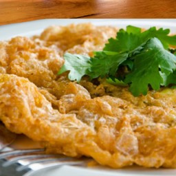 ไข่เจียวไก่สับ